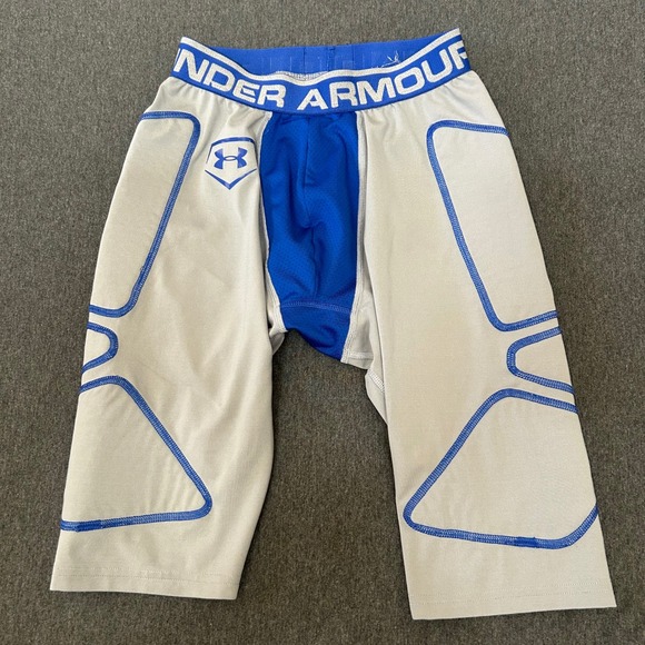 Under Armour Other - Under Armour Men's Small‎ Compression Shorts – Gray/Blue HeatGear